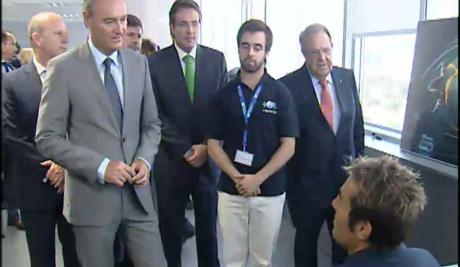 El Presidente de la Generalitat visita Sofistic durante la inauguración del edificio Espaitec 2 en la UJI